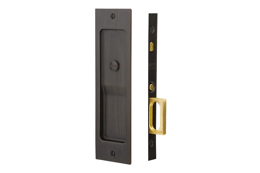 Pocket Door Mortise - Rustic Modern Rectangular