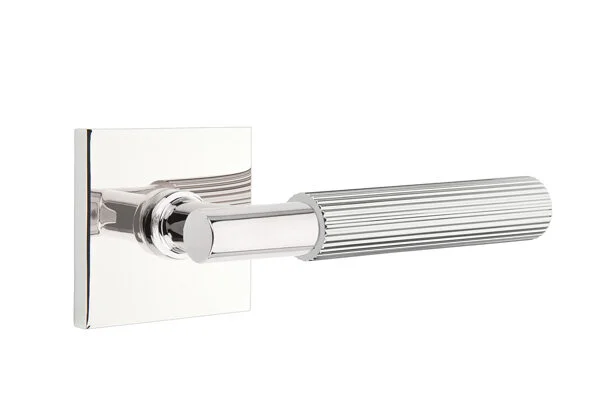 Square Rosette/T-Bar Stem/Straight Knurled Handle