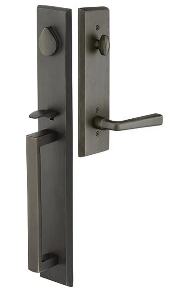 Bronze Rustic Modern Rectangular Full Length