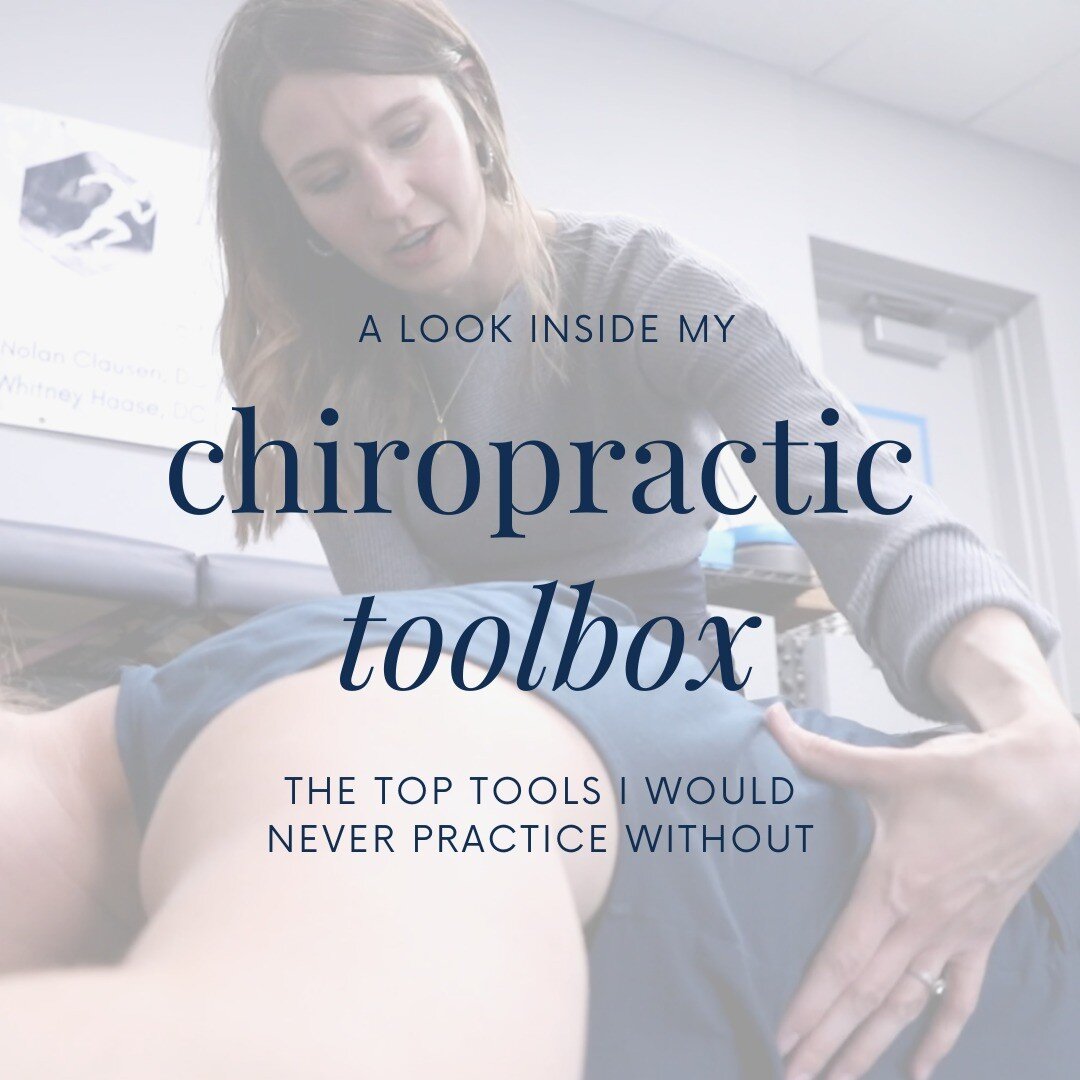 Here's a look at the top treatment tools I use to help my patients!

As you'd expect from your chiro, adjustments are an absolute must in my practice. 

Where things get a little different from your typical chiropractic office is the addition of DNS-