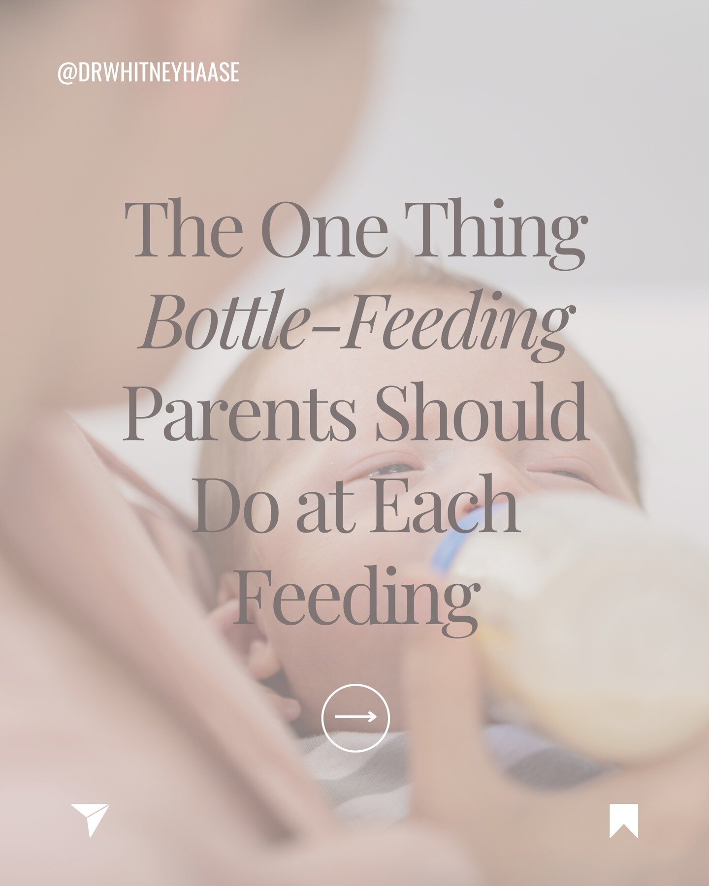 I posted a few weeks ago about breast feeding positions, but breastfeeding isn't always an option. So, bottle feeding parents -- this one's for you!

Humans love habits, and some habits are so ingrained in our routine that we aren't even aware that w
