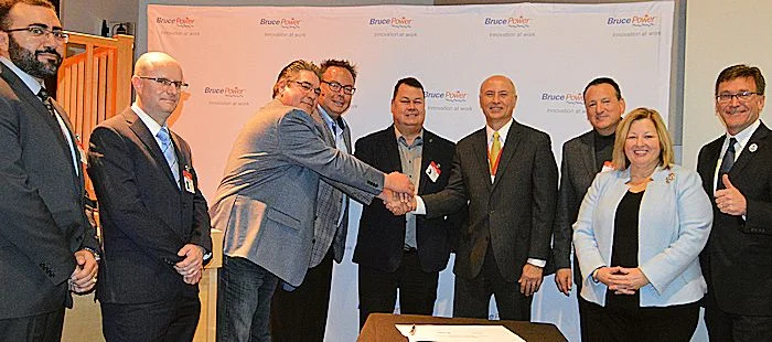 Bruce Power and First Nation Construction Company Sign Agreement