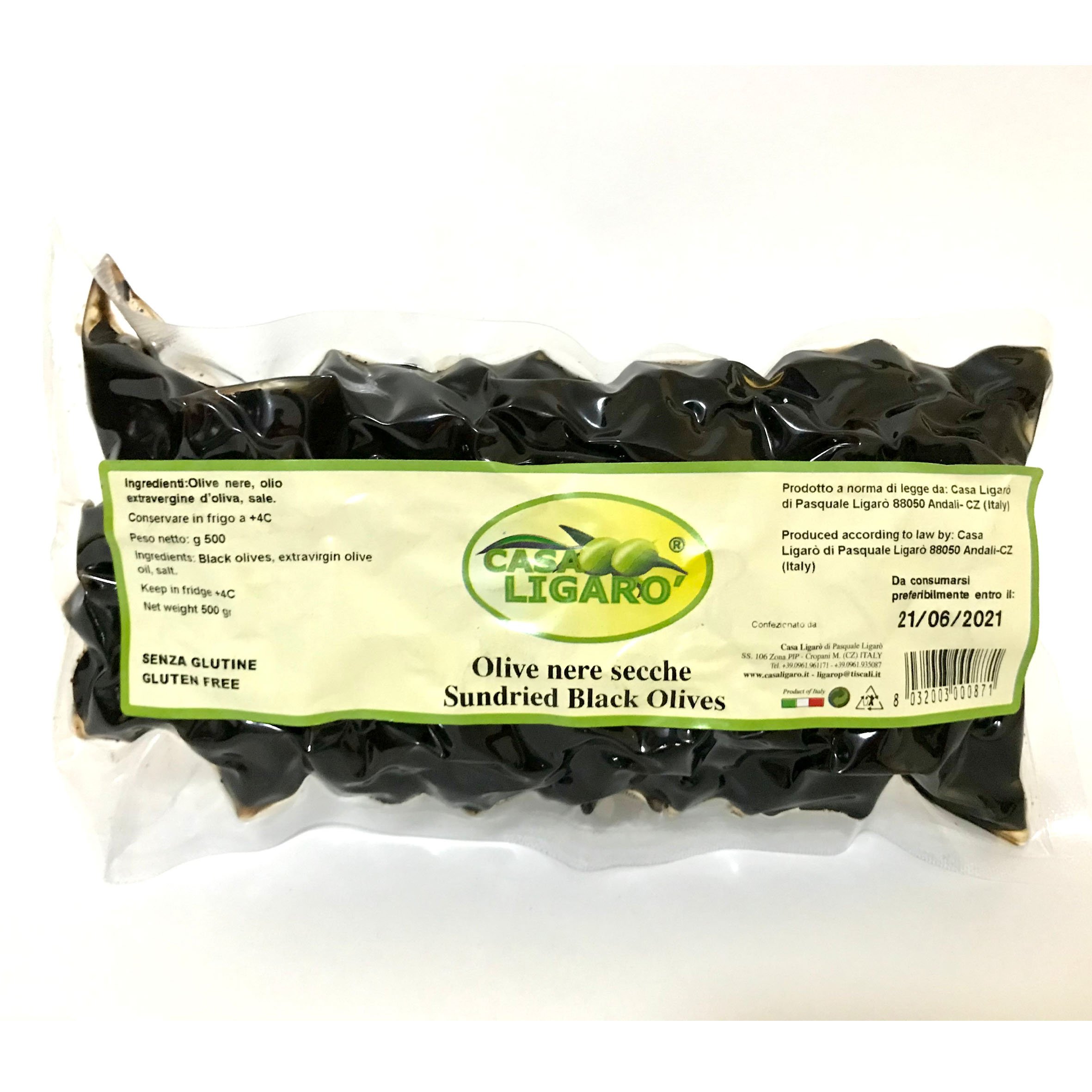 DRIED BLACK TABLE OLIVES