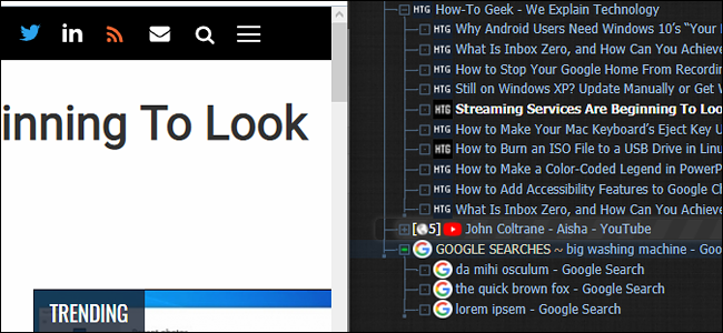 Add on allows vertical tab organization