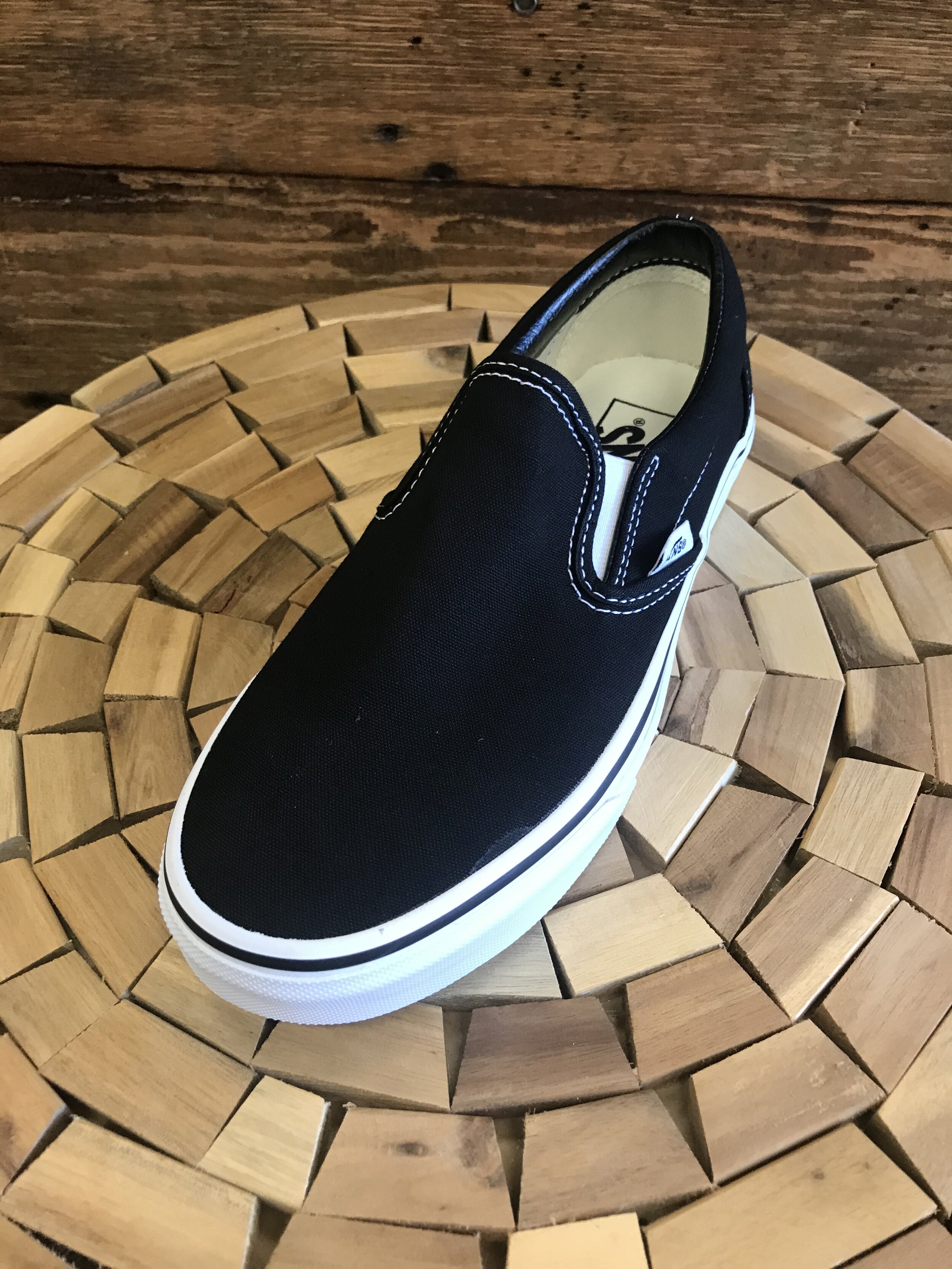 vans slip on navy kanoko