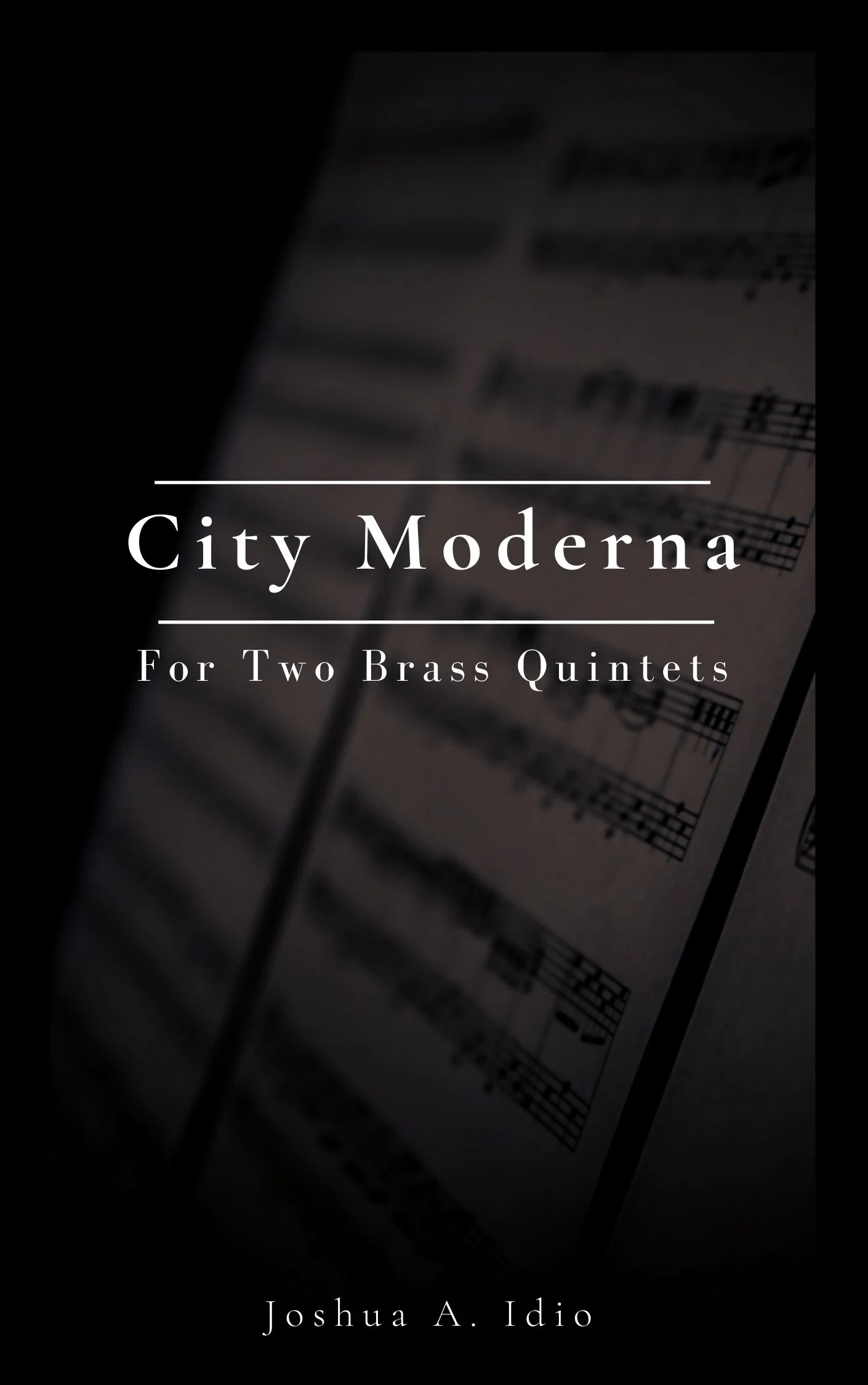City Moderna, For Two Brass Quintets - Cover Page.jpg