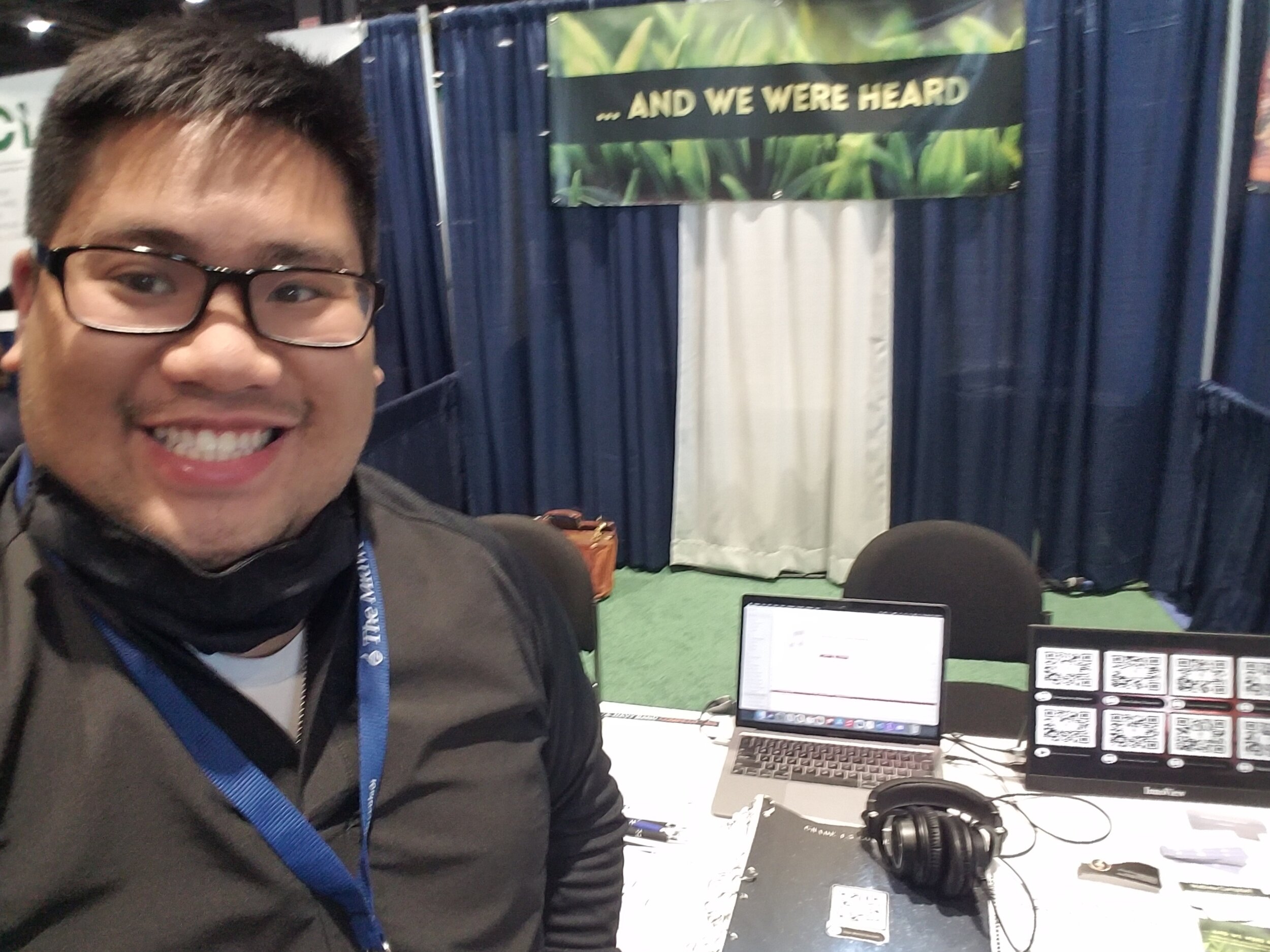  Exhibiting my music with “And We Were Heard” at the Midwest Clinic Exhibition Hall 