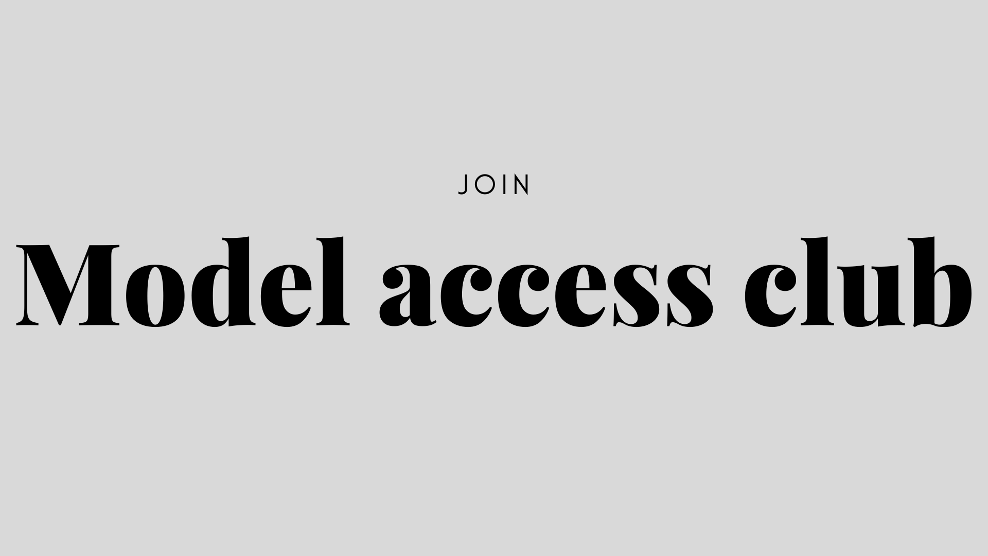 Model access club
