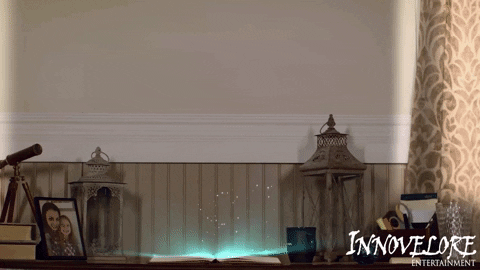Kaija Falling Out of Book.gif