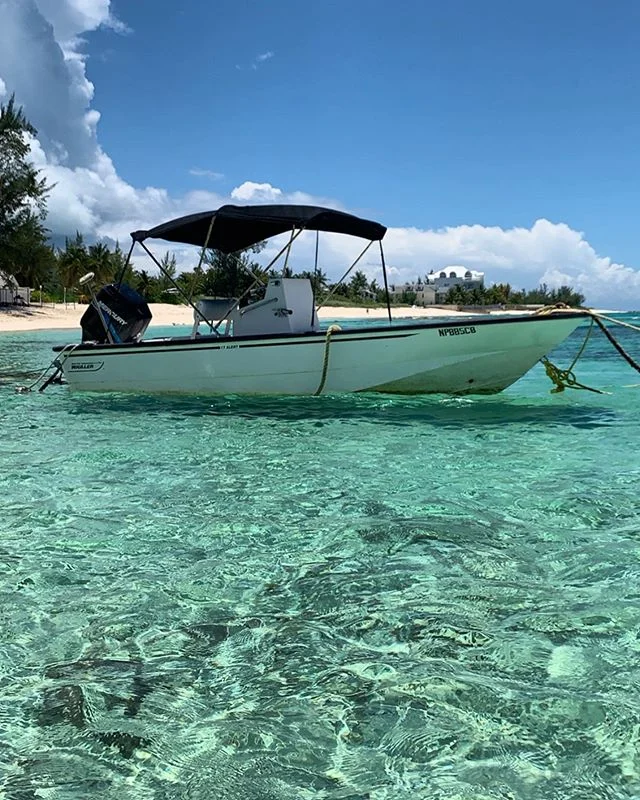 Why get caught in a busy, expensive tourist trap when visiting #Nassau when you could go off the beaten path and have a beautiful beach to yourself? We recently took a public transit bus from #DowntownNassau for $2 USD and went to #LoveBeach. We had 