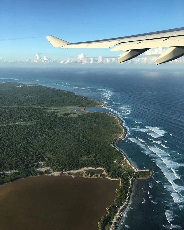 Wheels up! 🛫 This photo was taken heading back to the states after a week in Punta Cana. I truthfully wouldn&rsquo;t have minded missing the flight so we could&rsquo;ve stayed just a little longer...we got such a great deal on our flights and accomm