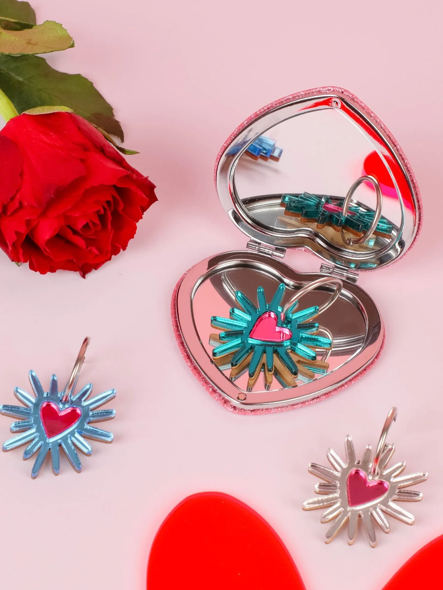 Three new sweetheart colours to fall for 💗🤍🩵

📸 @manikur.brighton 

#shiningheart #sacredheart #lasercutearrings