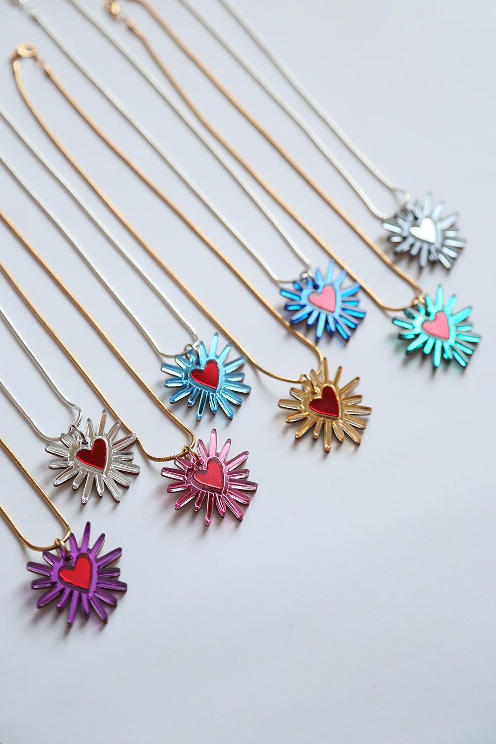 Shining heart Necklace