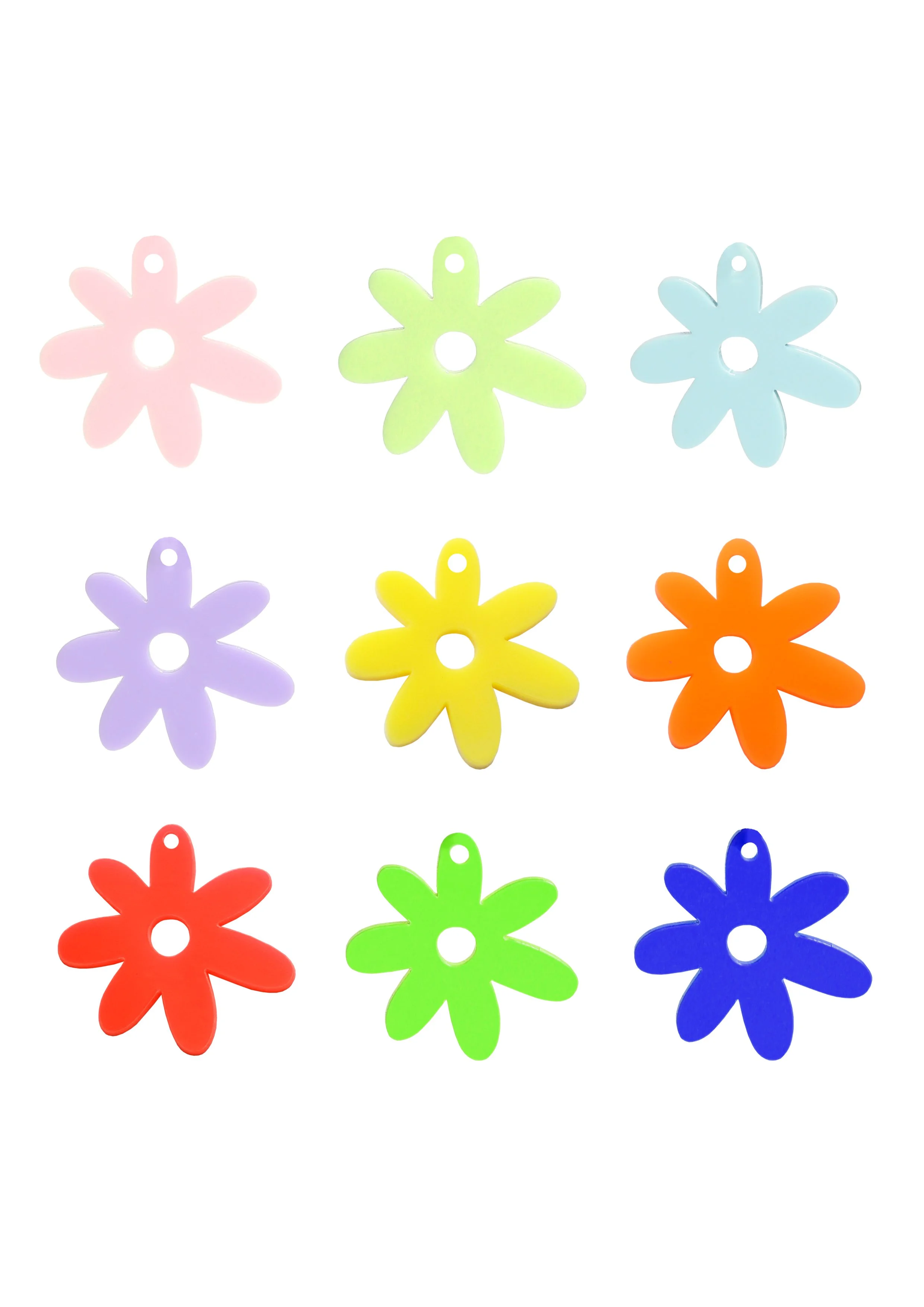 Kam Creates - Flower Keyring Options - All 9.jpg