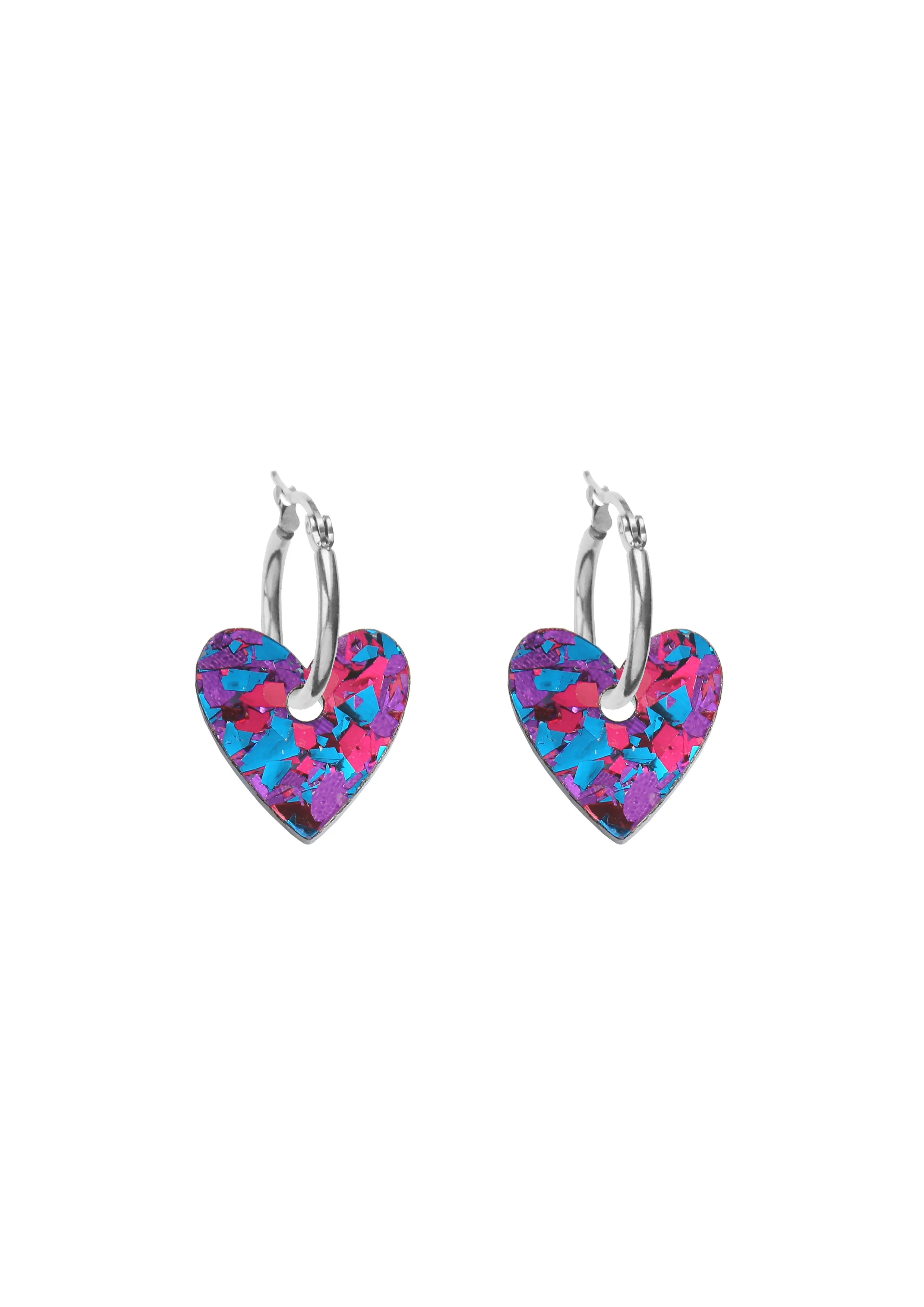 Kam Creates Confetti Heart Hoops - Small - Purple.jpg