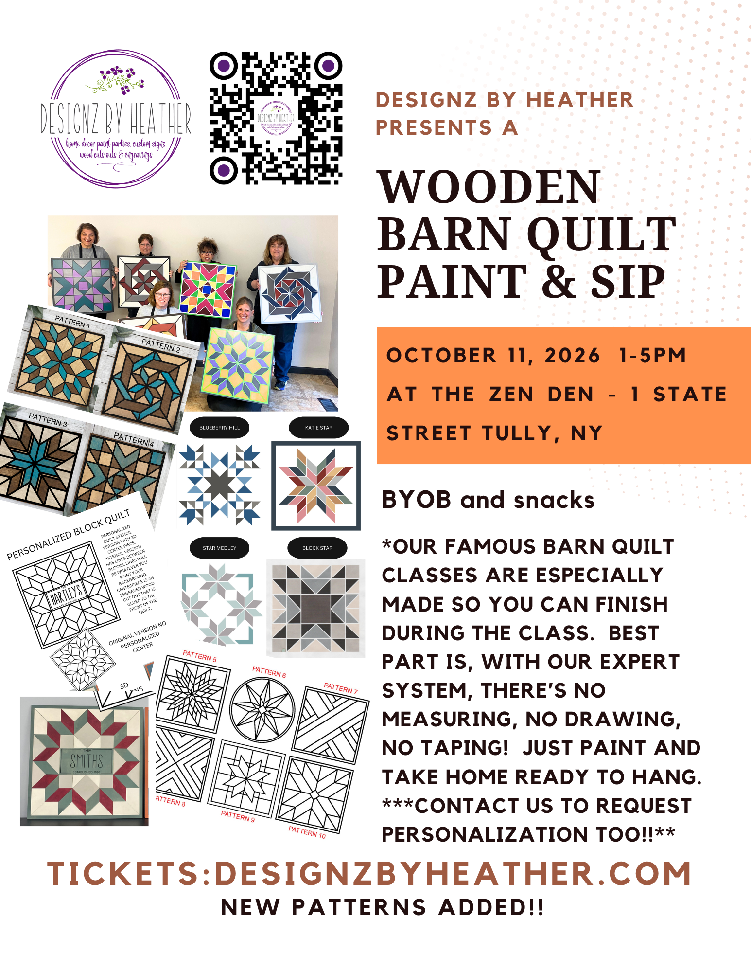 Barn Quilt Paint and Create