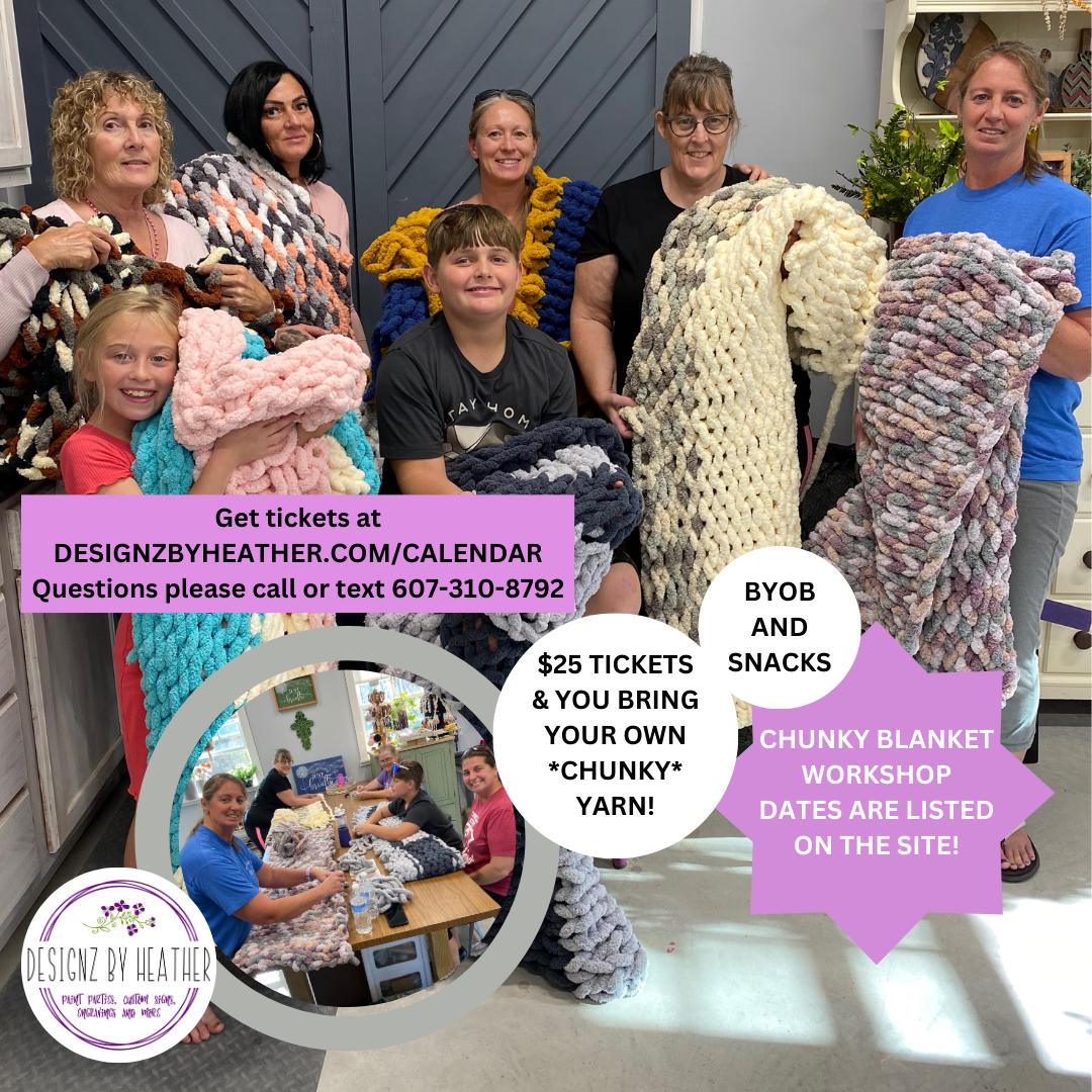 Chunky Blanket Workshop at the Zen Den
