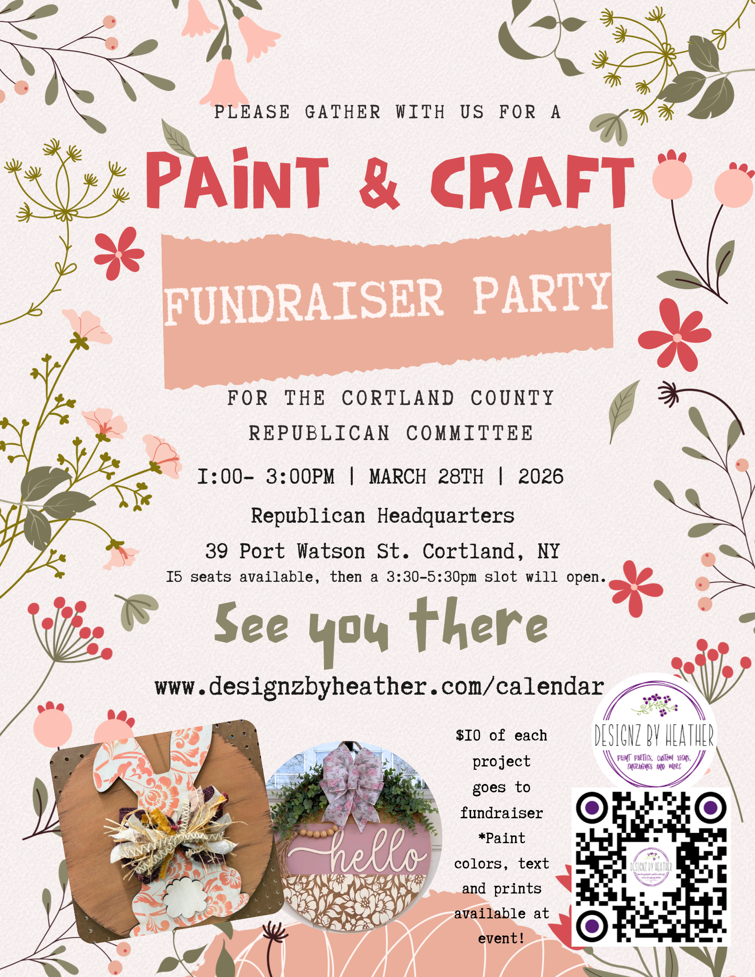 Paint and Craft Fundraiser with CCRC