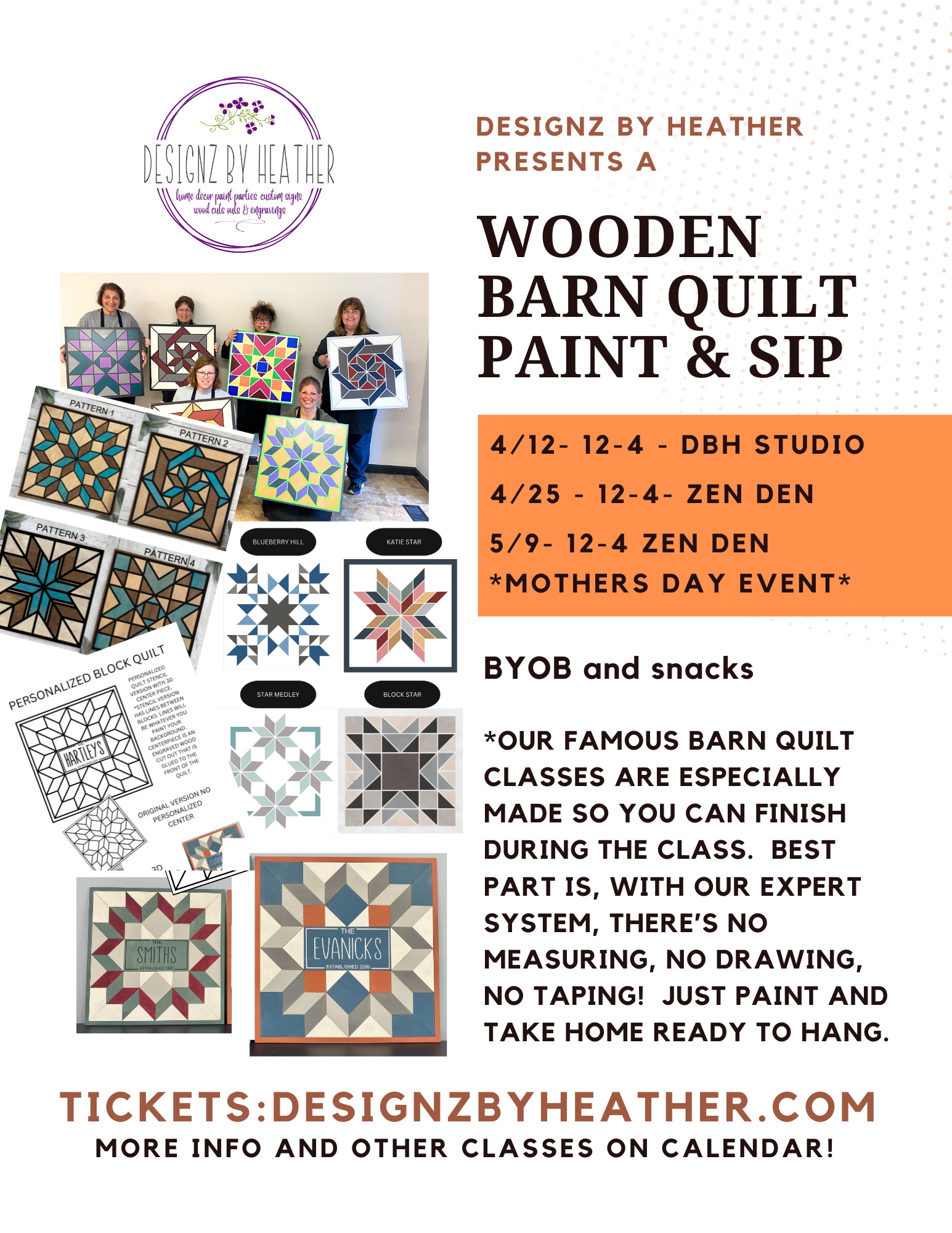 Barn Quilt Paint and Create
