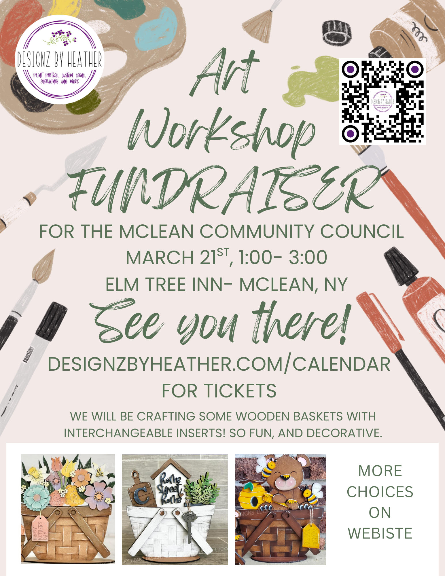 McLean Community Council Fundraiser Paint and Sip