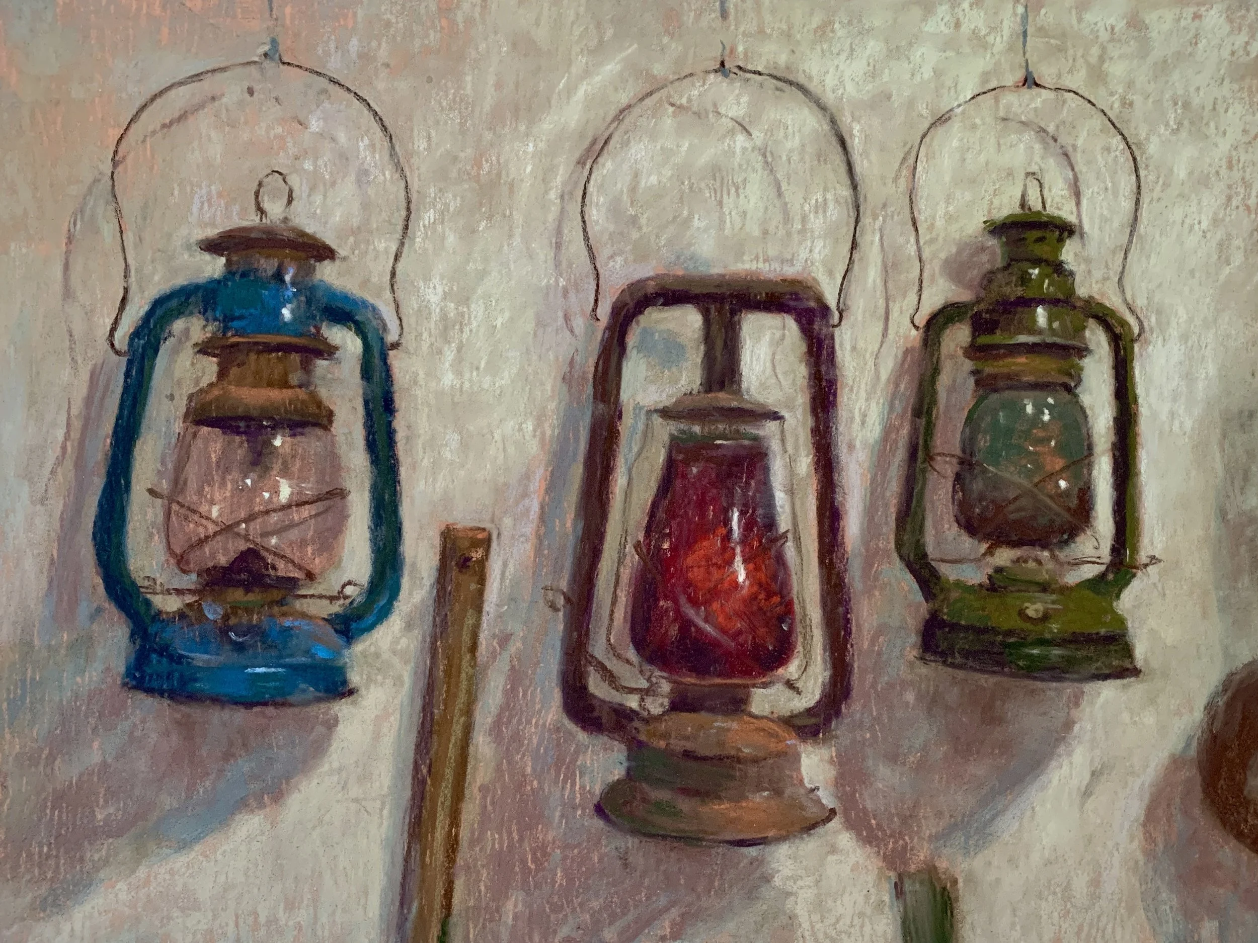 HVEFINN_Three Old Lanterns_Pastel.jpg