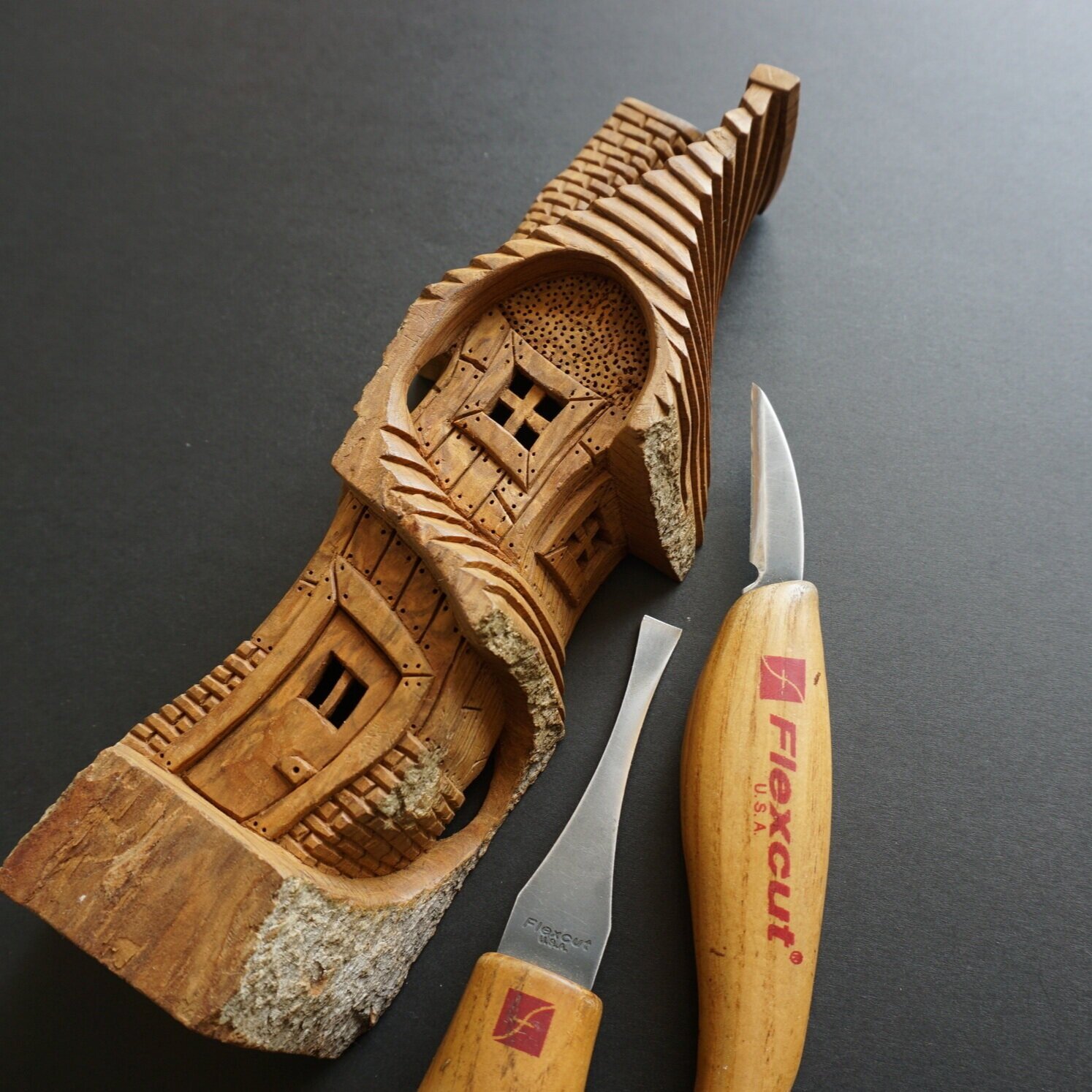 59+In+the+Quiet+Forest+cottonwood+bark+carving.jpg