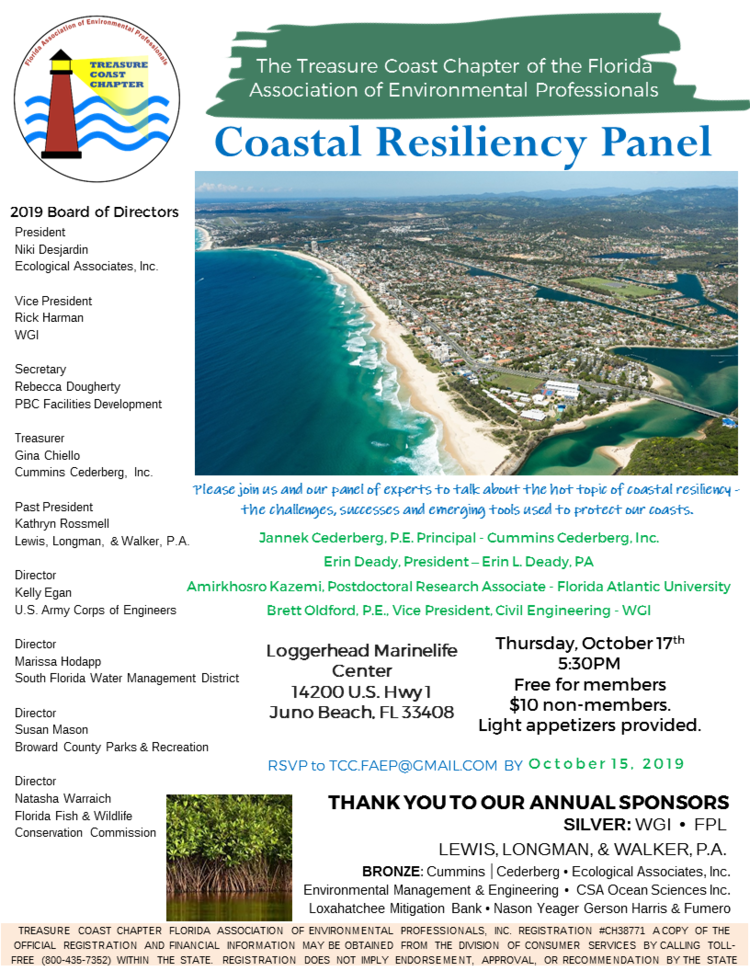 Coastal Resiliency Panel
