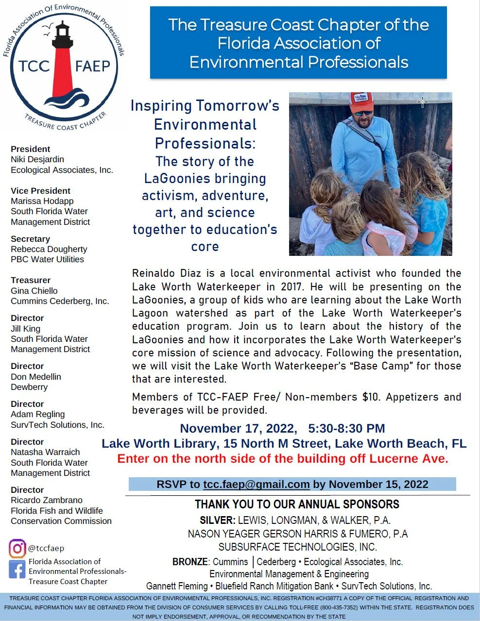 Inspiring Tomorrow's Environmental Professionals!