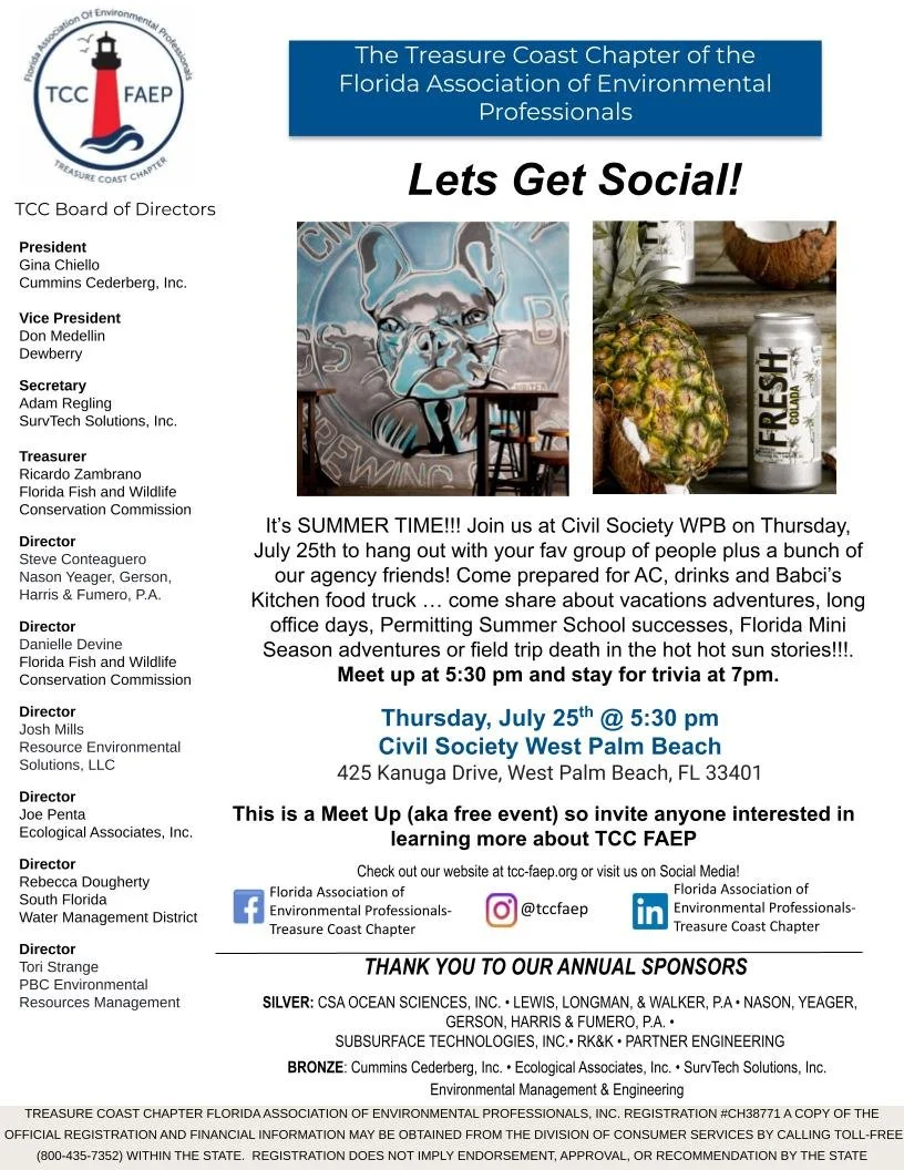 EVENTS — TCC FAEP