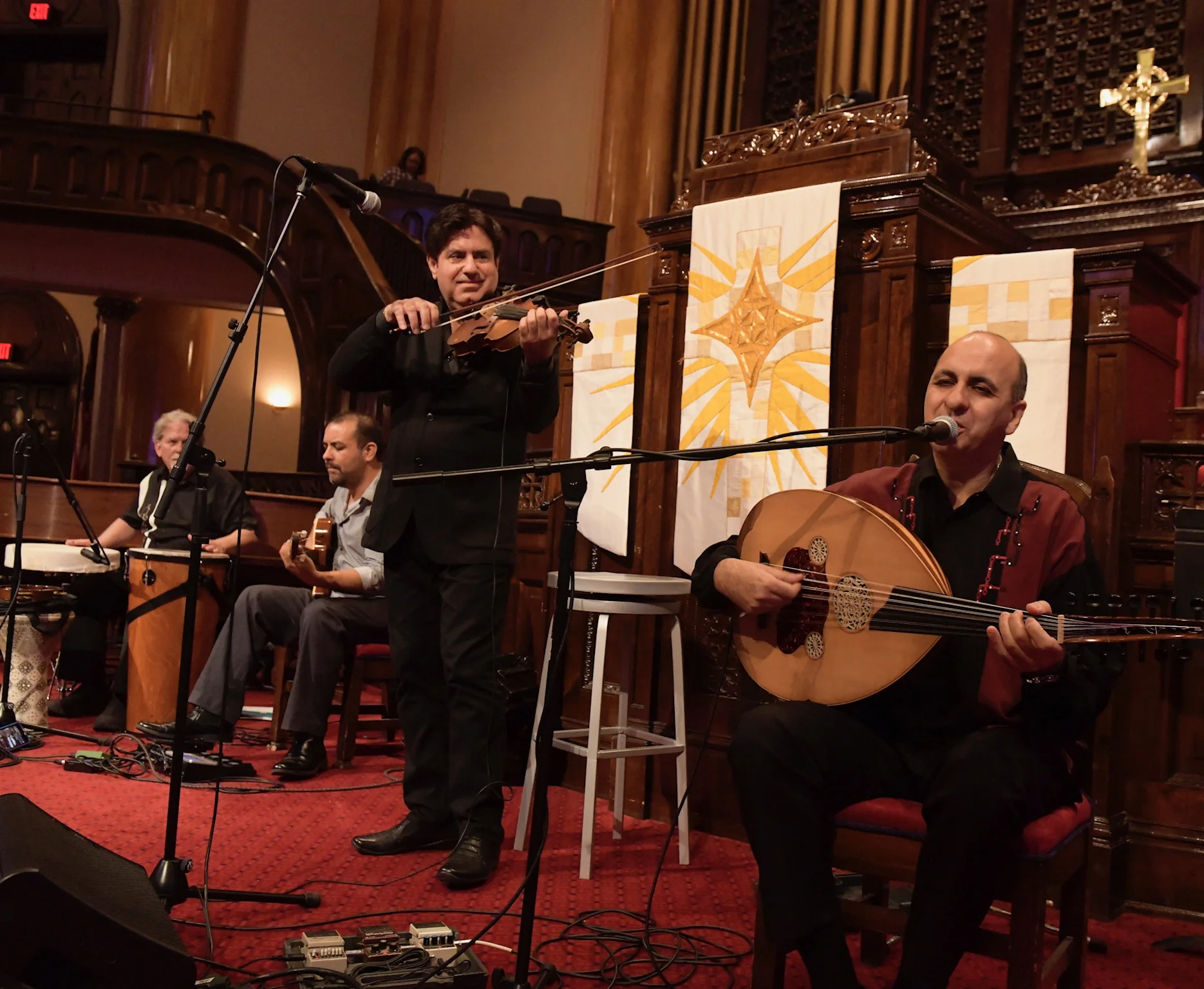Georges Lammam Ensemble performing at the festival, May 2018
