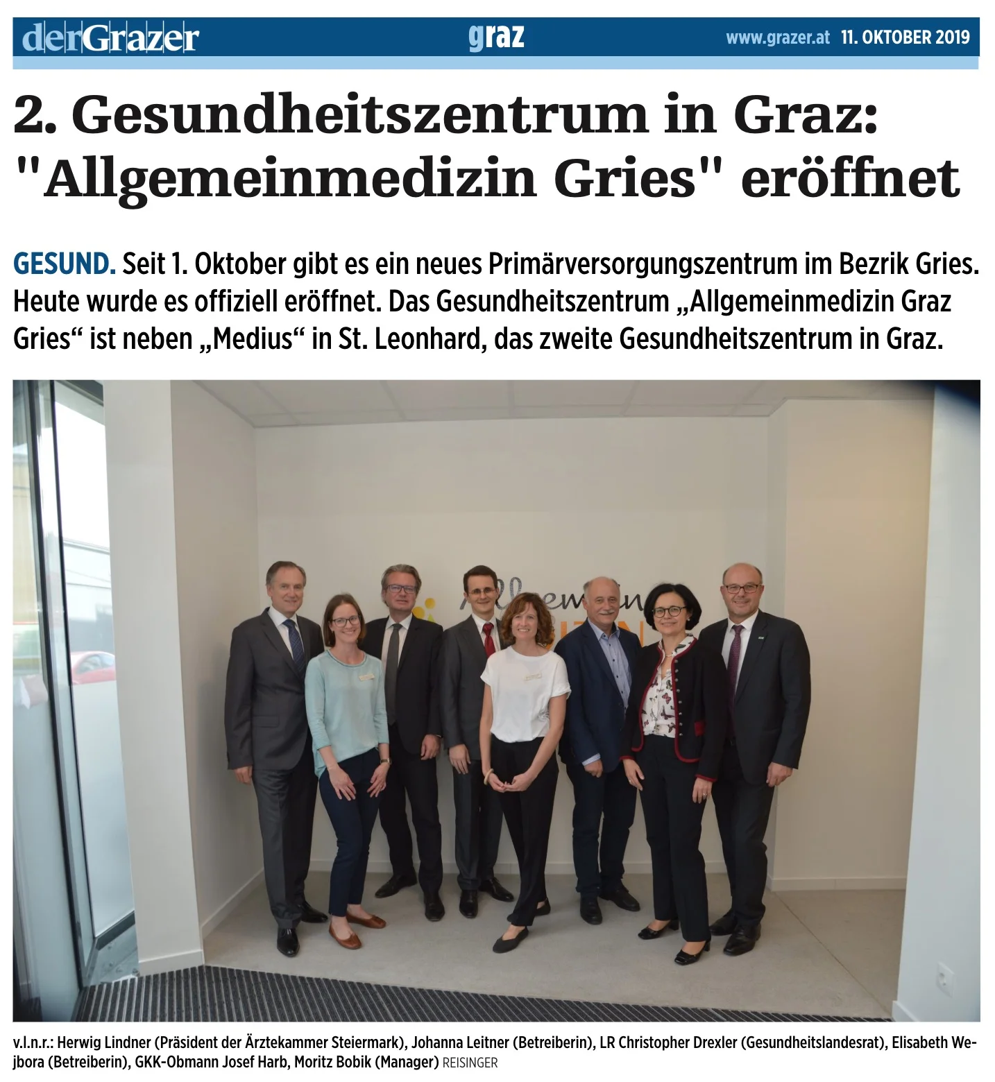 2. Gesundheitszentrum in Graz eröffnet | Der Grazer
