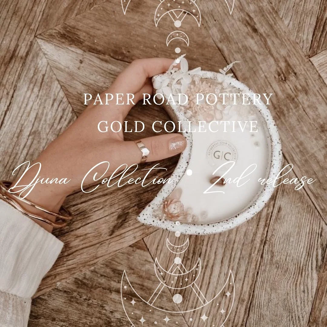 Djuna 🌙 2nd Release
&bull;
Our beautiful Djuna Collab with @paperroadpottery&hellip; drop 2 coming soon!
&bull;
If you missed out last time, these will be available again this Friday, 14th Oct, 8pm. 

Turn on your notifications if you don&rsquo;t wa