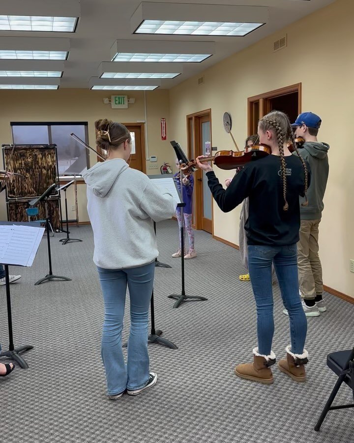 Book 4 plus students getting ready for our Suzuki Celebration Concert Tuesday, April 23 at 6pm. This FREE Concert will take place at North Summit Church off division. You won&rsquo;t want to miss this exciting and beautiful concert! Come hear all the