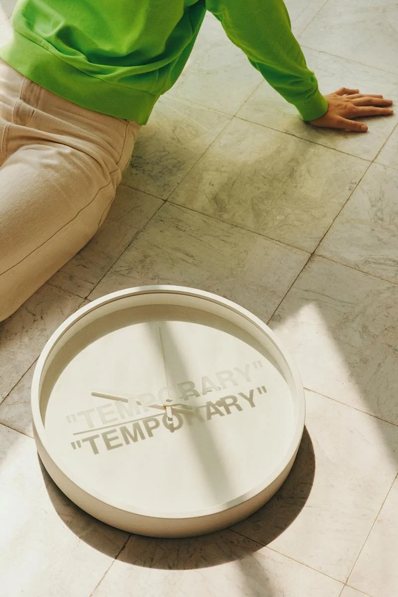 Clock is marked “TEMPORARY”