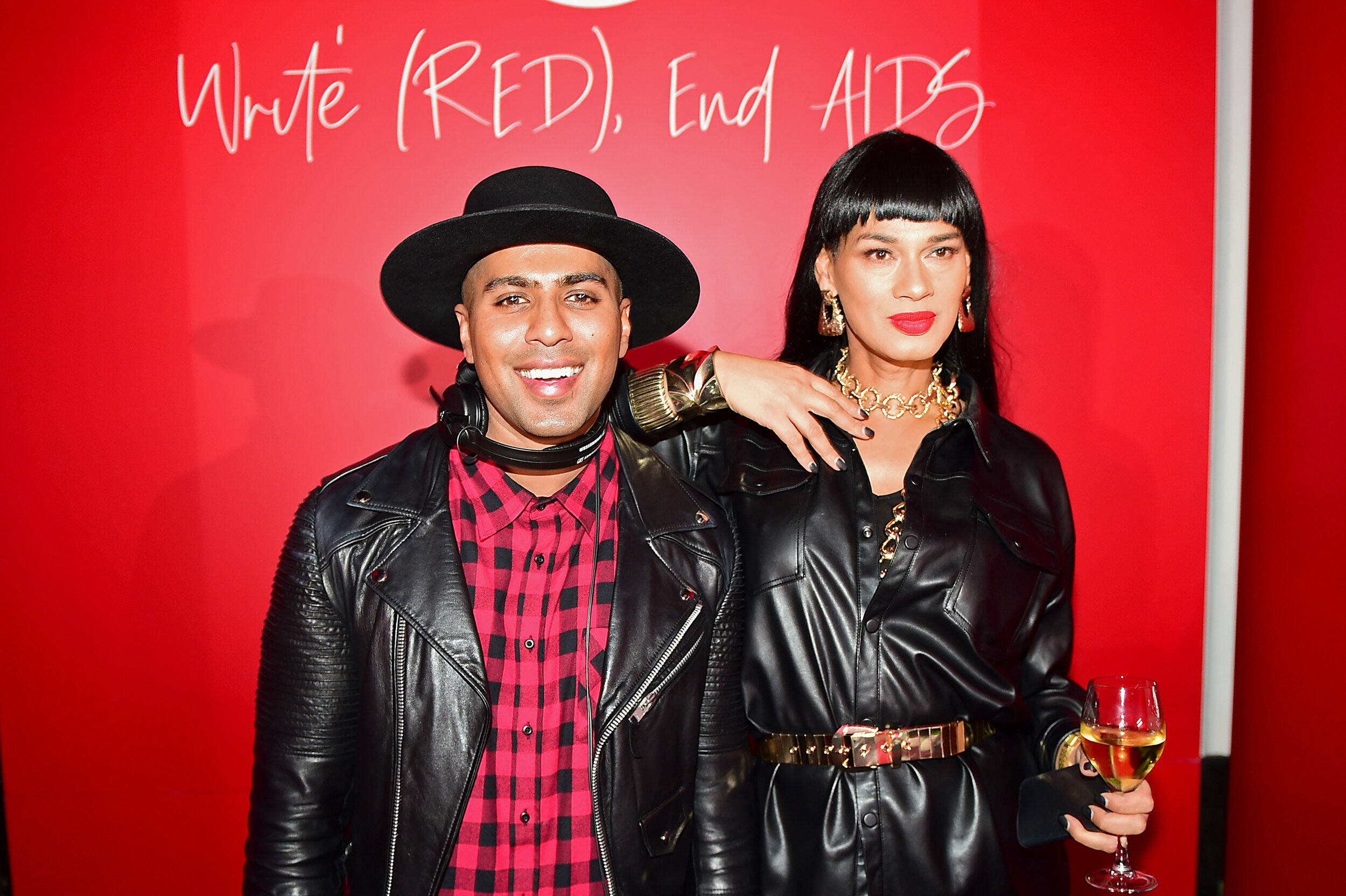  PARIS, FRANCE - OCTOBER 08: Martin 2 Smoove and Sammy Jansen attend the Montblanc: (Red)Launch Dinner and Party at Monsieur Bleu on October 08, 2019 in Paris, France. (Photo by Anthony Ghnassia/Getty Images For Monblanc) 