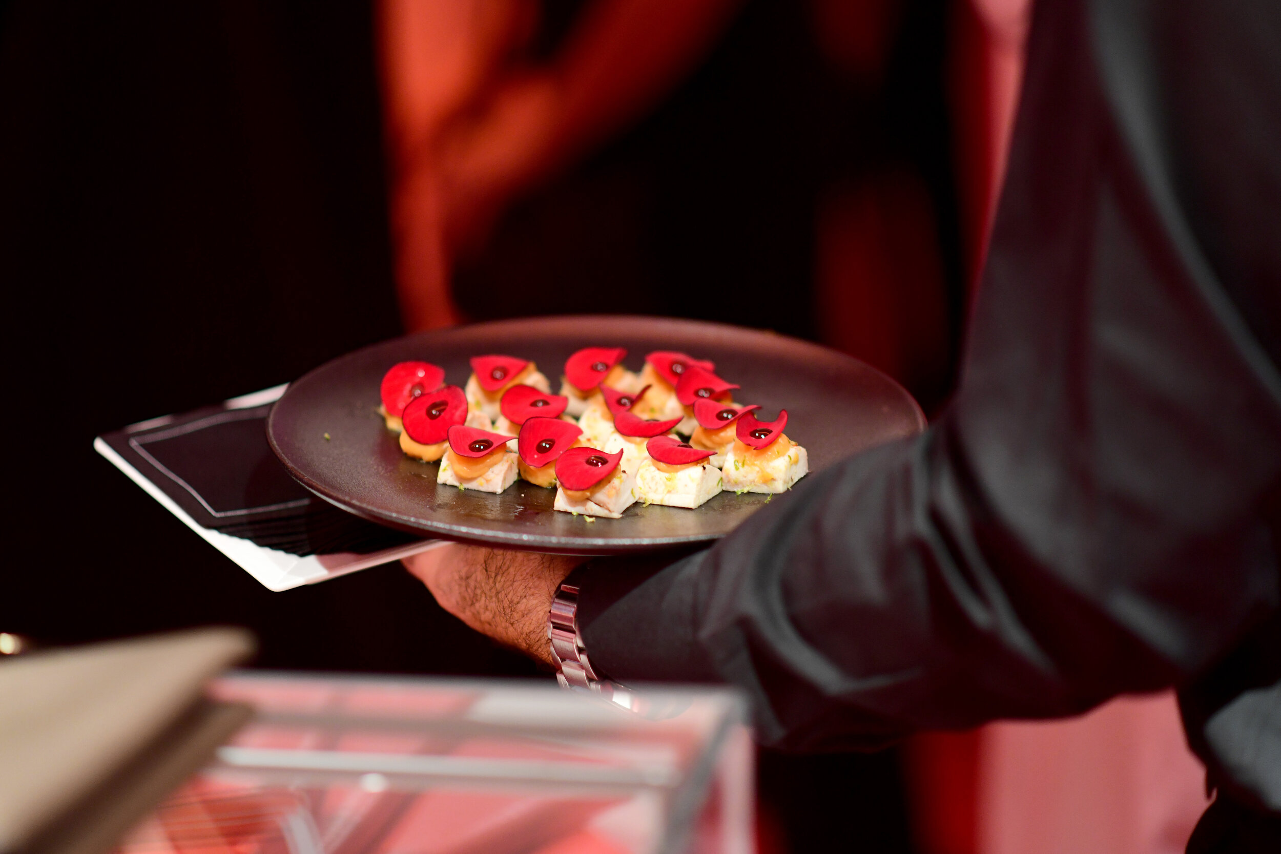  PARIS, FRANCE - OCTOBER 08: Atmosphere during the Montblanc: (Red)Launch event cocktail at the Boutique Champs-Elysees on October 08, 2019 in Paris, France. (Photo by Anthony Ghnassia/Getty Images For Montblanc) 