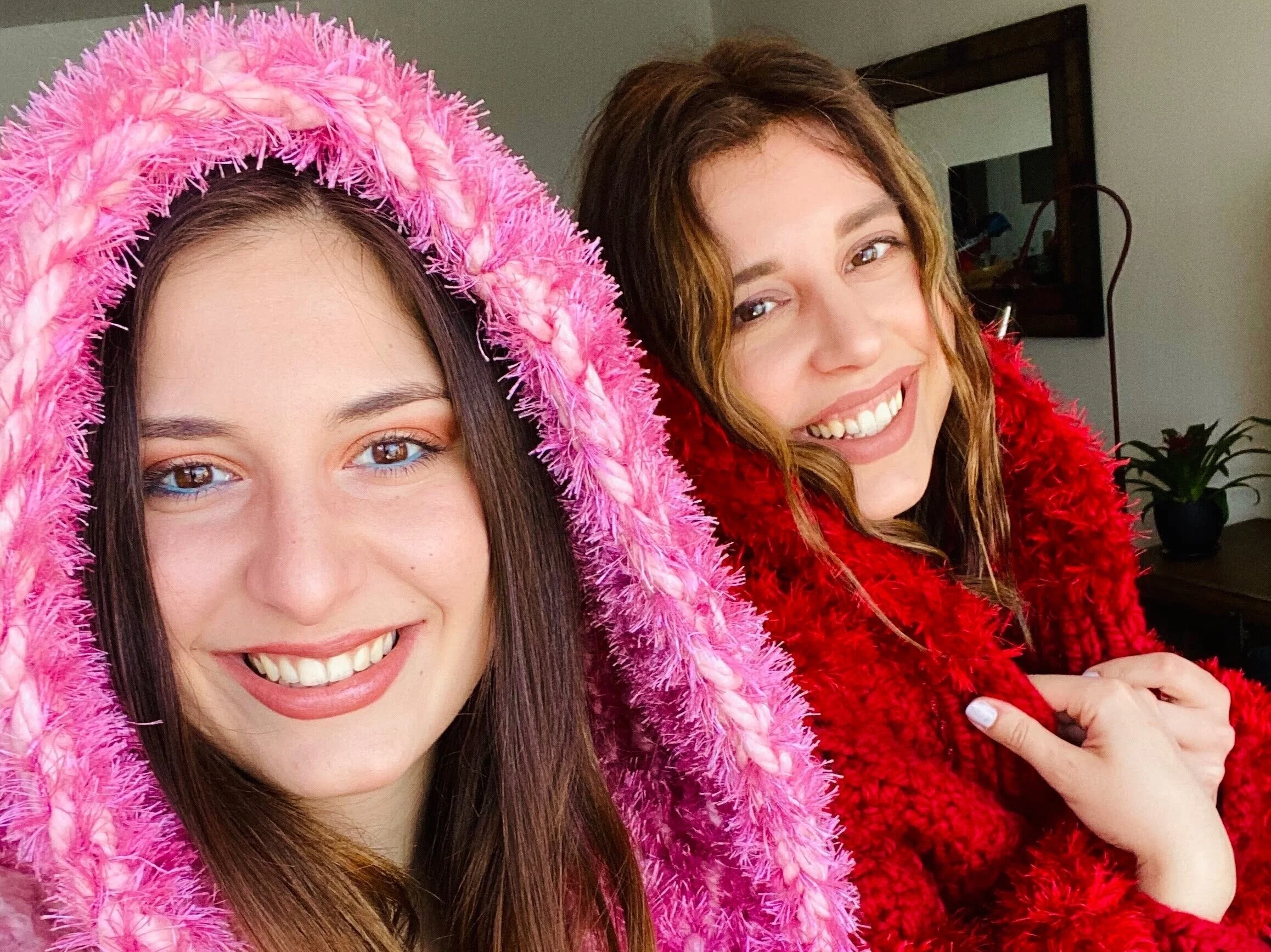 Joanne Mantzouridou Onasi and Sonia Mantzouridou Onasi of Delicate Greek Green Wear (DGR).