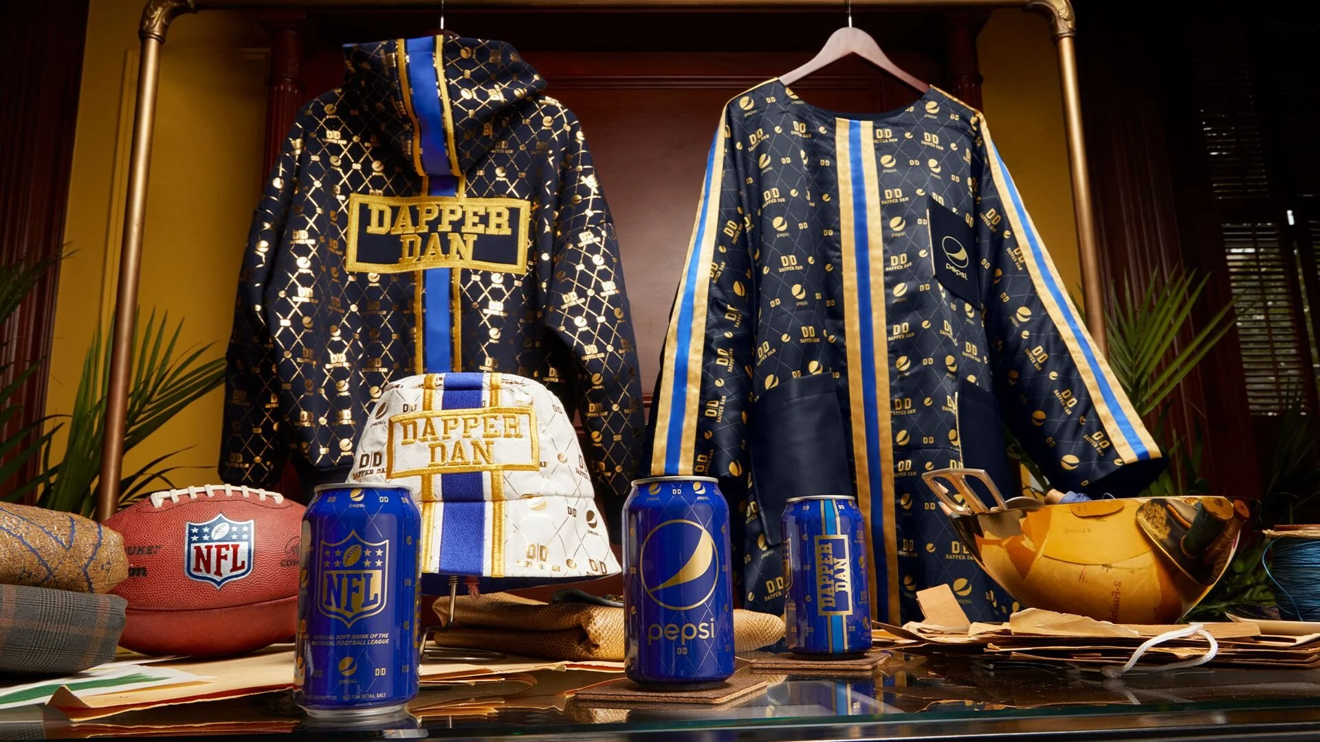 Pepsi Collaborates With Dapper Dan To Offer 400 Fans A Chance At Custom NFL Viewing Inspired Pieces