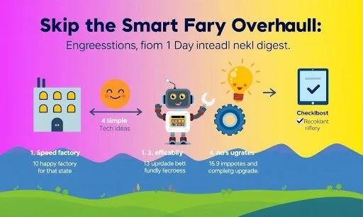 Skip the Smart Factory Overhaul: Simple Tech Upgrades for Real Efficiency