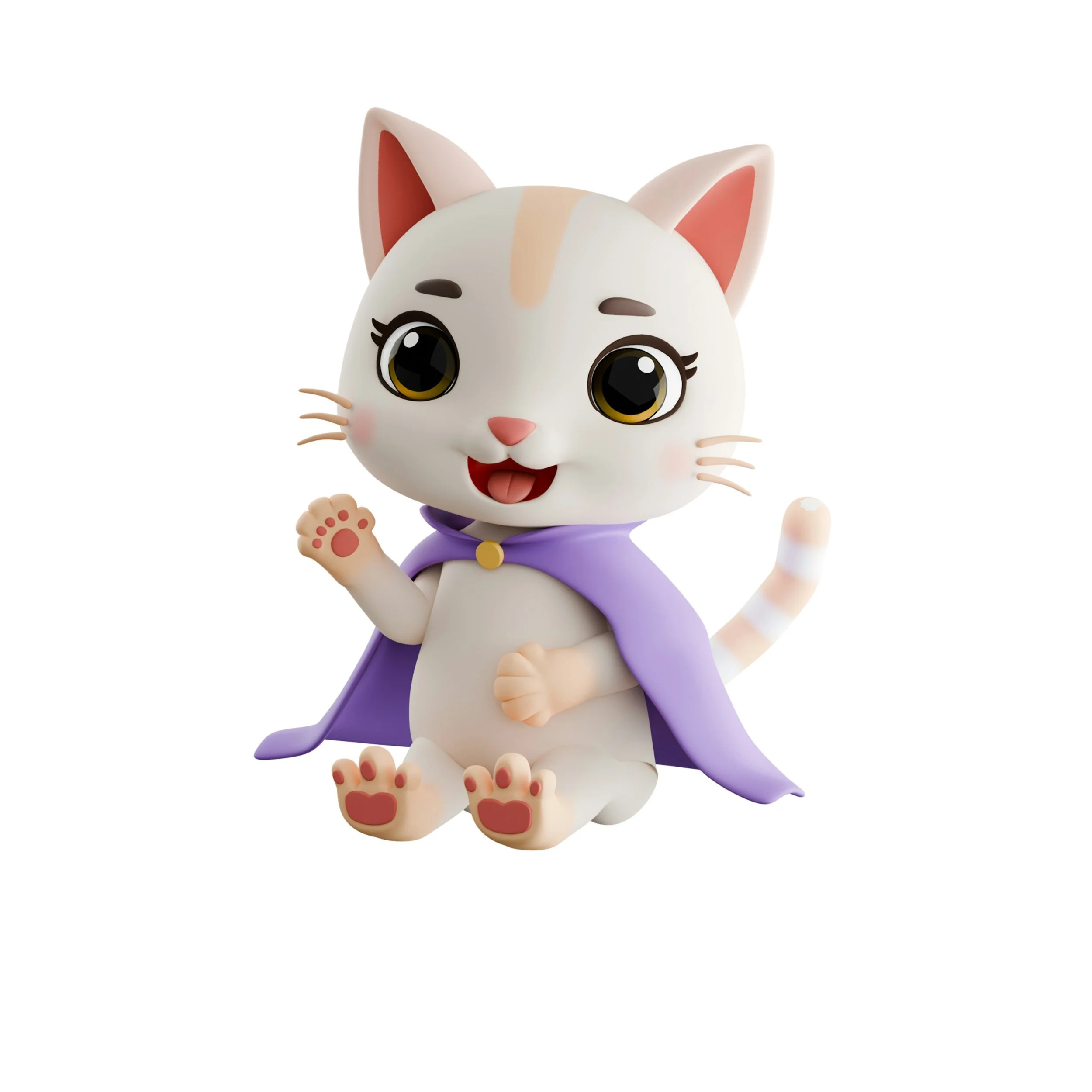 Cute Chibi Cat Images Without Copyright Worries: StockCake Keeps It Fully Open