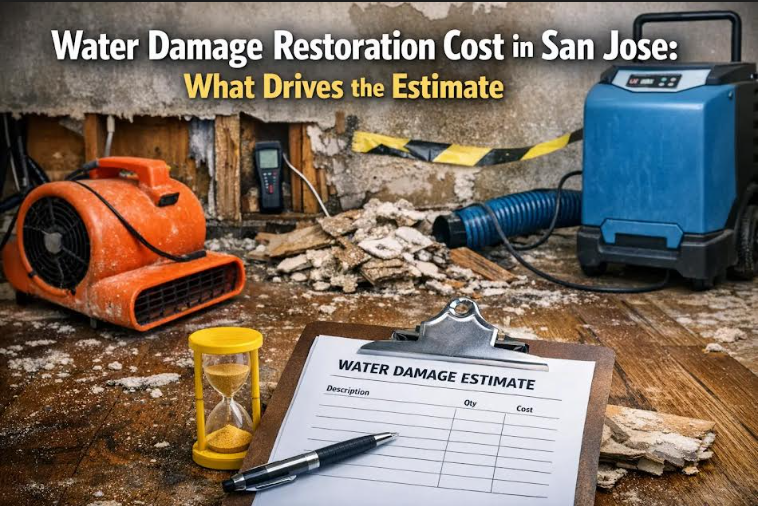 Water Damage Restoration Cost in San Jose: What Drives the Estimate