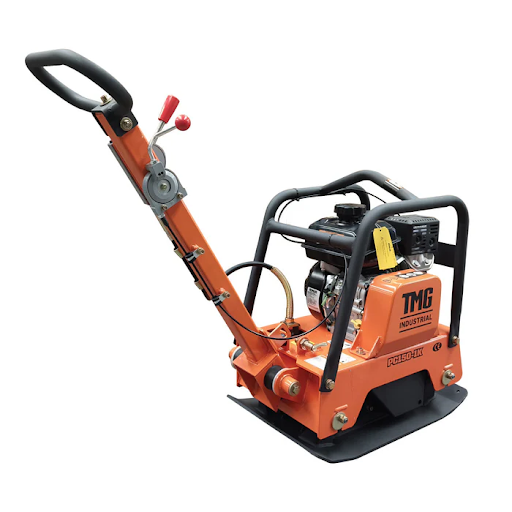 Ground Compaction in Industrial Construction and Logistics Infrastructure: The Role of a Reversible Vibratory Plate Compactor