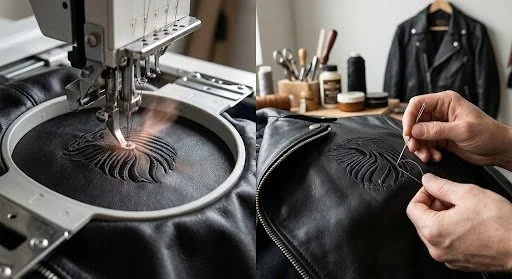 Does Machine Embroidery Damage Leather More Than Hand Embroidery?