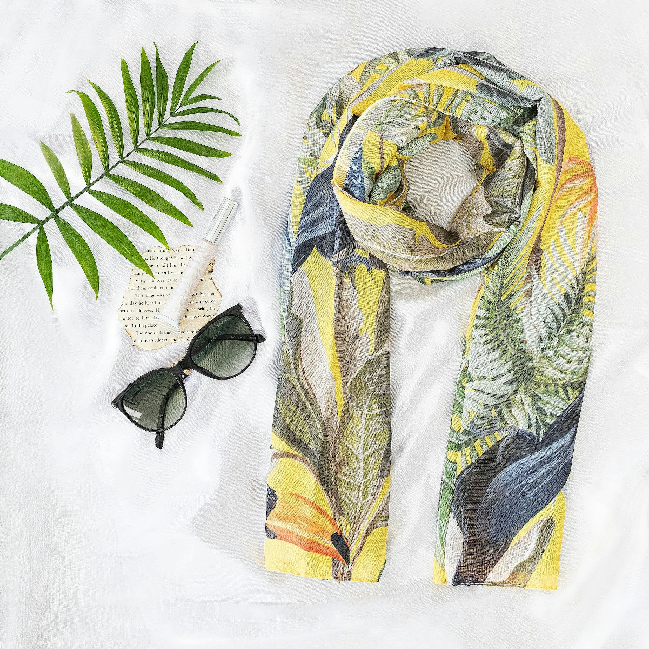 10 Stylish Ways to Wear Linen Scarves This Summer