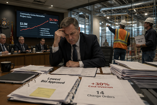 The Lowest Bid That Cost a Municipality $600K Extra What Every Public Procurement Manager Should Know About 'Savings' in Construction
