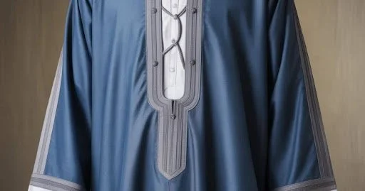 Blue Thobe – Classic Islamic Menswear for Daily and Formal Wear