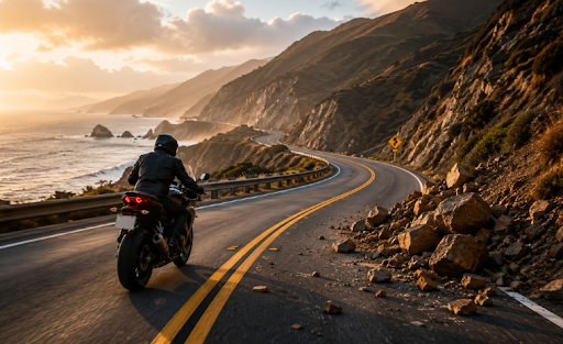 Common Hazards Riders Encounter on Scenic California Roads
