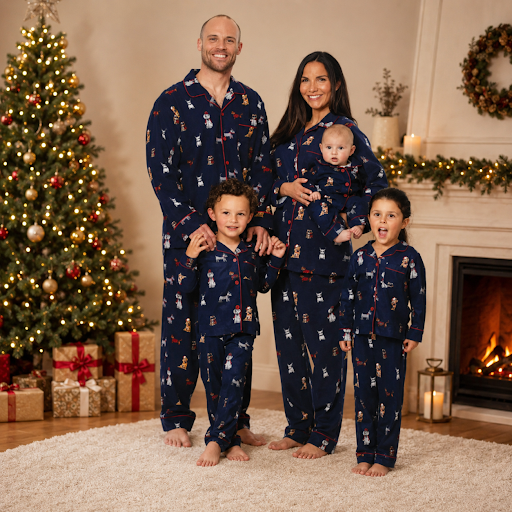 Celebrate the Festive Season Together with Matching Christmas Pajamas