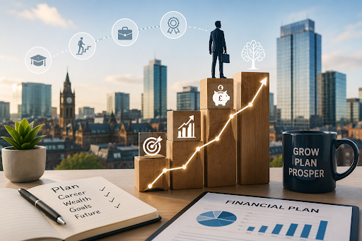 How Manchester Professionals Can Build a Financial Plan Around Career Growth 