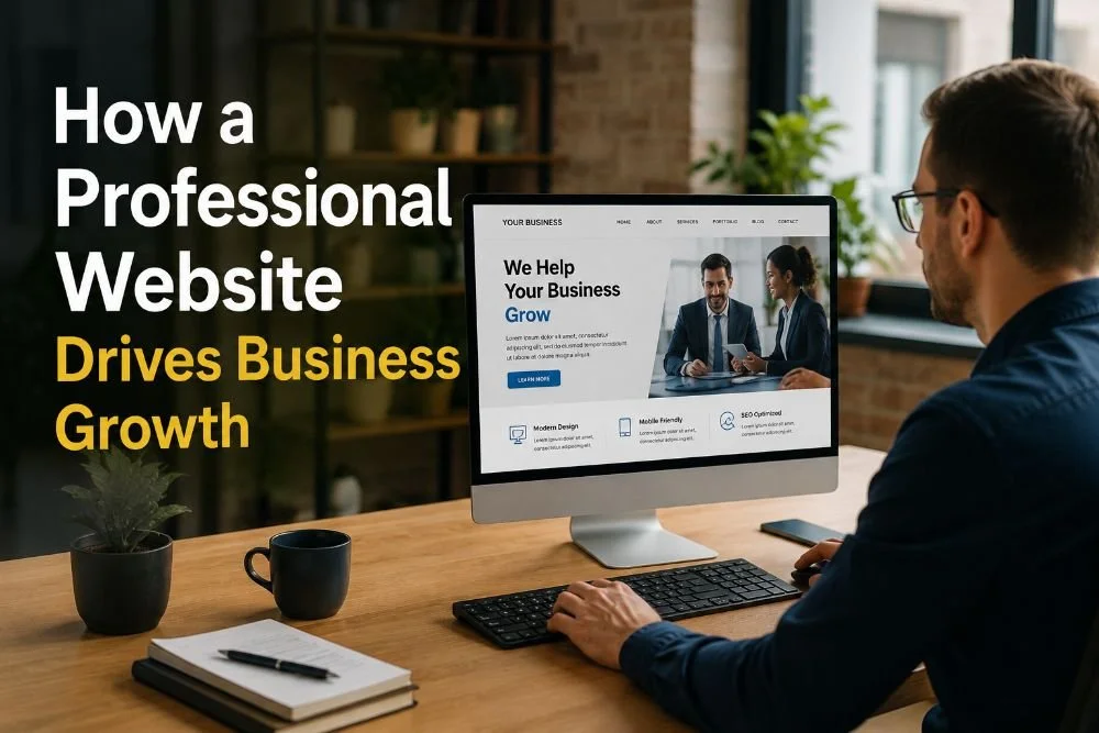 How a Professional Website Drives Business Growth